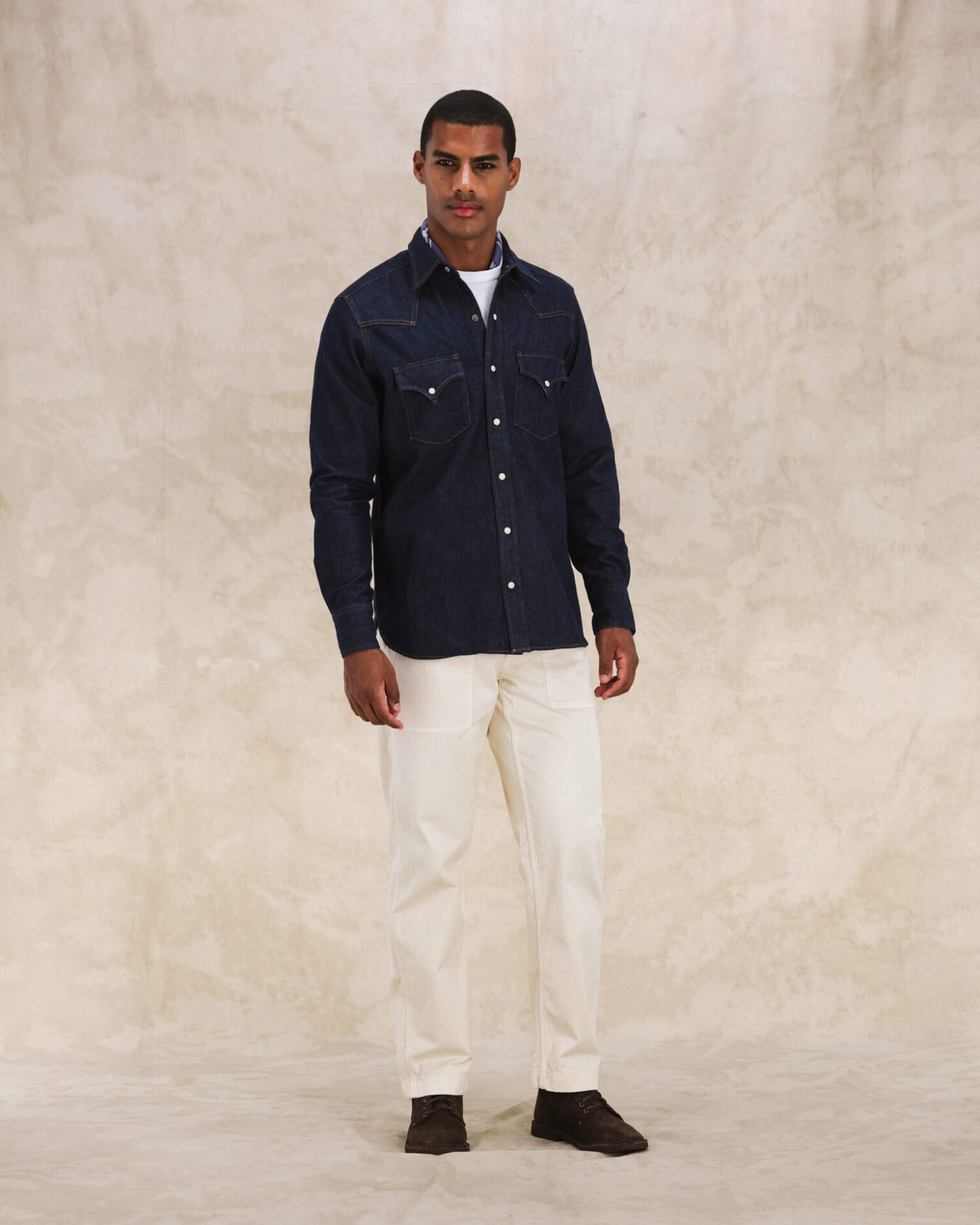 Camicia Western Fortela Indigo