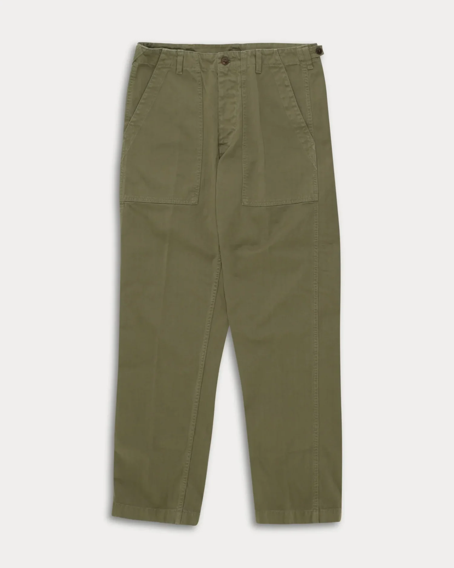 Fortela –  Newfatigue Pantaloni Fatigue In Herringbone di Cotone