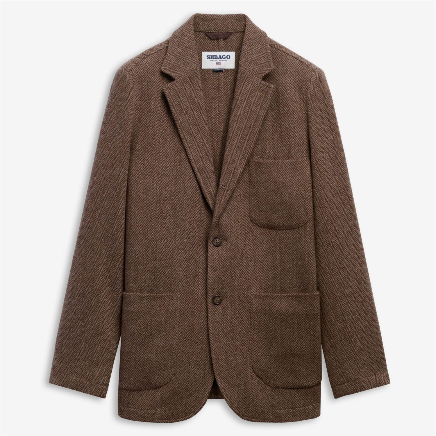 Blazer Sebago Neddick in lana spigata